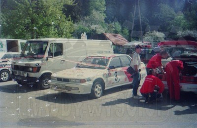10. Mitsubishi Galant VR4 załogi Wiesław Stec i Artur Skorupa.   (To zdjęcie w pełnej rozdzielczości możesz kupić na www.kwa-kwa.pl )
