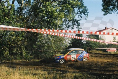30. Piotr Leoniec i Krzysztof Maskalan - Peugeot 206 XS  (To zdjęcie w pełnej rozdzielczości możesz kupić na www.kwa-kwa.pl )