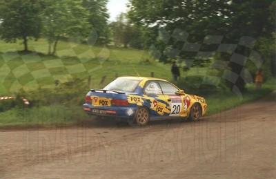 44. Bartłomiej Baniowski i Piotr Wieczorek - Subaru Impreza WRX    (To zdjęcie w pełnej rozdzielczości możesz kupić na www.kwa-kwa.pl )