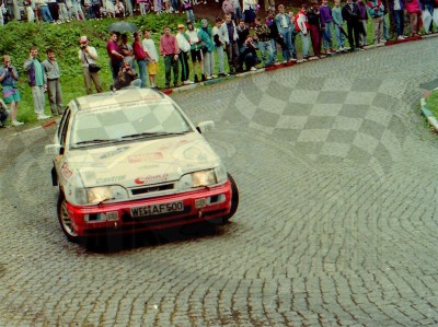 97. Zenon Sawicki i Dariusz Dekuczyński - Ford Sierra Saphire Cosworth RS.   (To zdjęcie w pełnej rozdzielczości możesz kupić na www.kwa-kwa.pl )