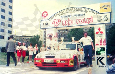 29. Kurt Goettlicher i W.Jahrbacher - Ford Sierra Cosworth RS.   (To zdjęcie w pełnej rozdzielczości możesz kupić na www.kwa-kwa.pl )