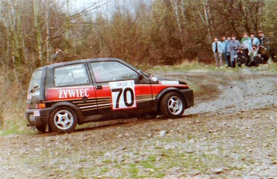 48. Krzysztof Koczur i Sławomir Grabarkiewicz - Fiat Cinquecento.   (To zdjęcie w pełnej rozdzielczości możesz kupić na www.kwa-kwa.pl )