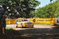 13. Dominique Bruyneel i Erwin Mombaerts - Lancia Delta Integrale HF 16V Evo.   (To zdjęcie w pełnej rozdzielczości możesz kupić na www.kwa-kwa.pl )