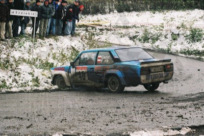 36. Tomasz Cecot i Leszek Fucik - Fiat 131 Abarth  (To zdjęcie w pełnej rozdzielczości możesz kupić na www.kwa-kwa.pl )