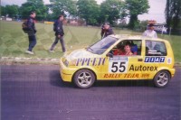 77. Jacek Sikora i Marek Kaczmarek - Fiat Cinquecento Sporting   (To zdjęcie w pełnej rozdzielczości możesz kupić na www.kwa-kwa.pl )