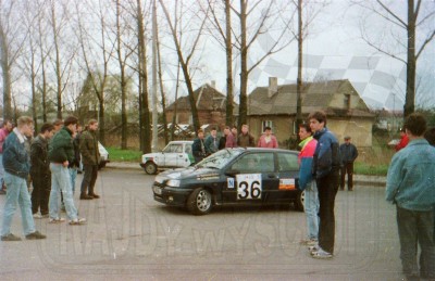 14. Jerzy Pajdak i Witold Sadowski - Renault Clio 16V.   (To zdjęcie w pełnej rozdzielczości możesz kupić na www.kwa-kwa.pl )