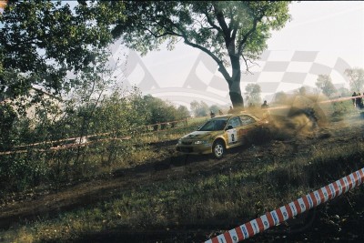 8. Mariusz Stec i Zbigniew Gruszka - Mitsubishi Lancer Evo VI  (To zdjęcie w pełnej rozdzielczości możesz kupić na www.kwa-kwa.pl )