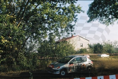 24. Dariusz Poloński i Grzegorz Dobosz - Peugeot 206 XS  (To zdjęcie w pełnej rozdzielczości możesz kupić na www.kwa-kwa.pl )