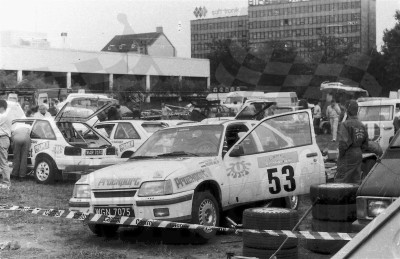 37. Opel Kadett GSi załogi Robert Herba i Jakub Mroczkowski.   (To zdjęcie w pełnej rozdzielczości możesz kupić na www.kwa-kwa.pl )