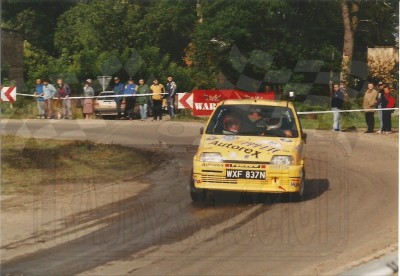 61. Jacek Sikora i Marek Kaczmarek - Fiat Cinquecento Sporting   (To zdjęcie w pełnej rozdzielczości możesz kupić na www.kwa-kwa.pl )