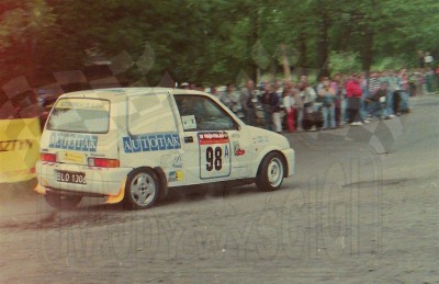 63. Piotr Gadomski i Romuald Porębski - Fiat Cinquecento.   (To zdjęcie w pełnej rozdzielczości możesz kupić na www.kwa-kwa.pl )
