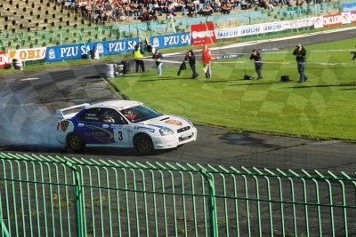 7. Krzysztof Hołowczyc i Łukasz Kurzeja - Subaru Impreza STi  (To zdjęcie w pełnej rozdzielczości możesz kupić na www.kwa-kwa.pl )