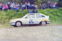35. Robert Herba i Jakub Mroczkowski - Opel Kadett GSi.   (To zdjęcie w pełnej rozdzielczości możesz kupić na www.kwa-kwa.pl )