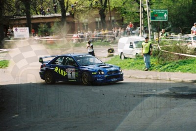 1. Leszek Kuzaj i Magdalena Lukas - Subaru Impreza WRC  (To zdjęcie w pełnej rozdzielczości możesz kupić na www.kwa-kwa.pl )