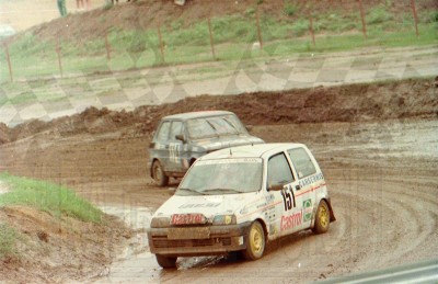 54. Włodzimierz Pawluczuk - Fiat Cinquecento Abarth, Marek Nalewajko - Polski Fiat 126p   (To zdjęcie w pełnej rozdzielczości możesz kupić na www.kwa-kwa.pl )