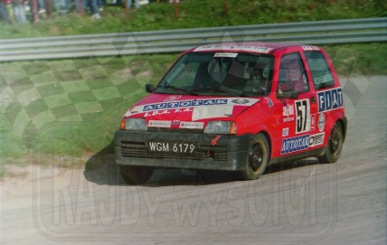 47. Dariusz Kowalewski - Fiat Cinquecento.   (To zdjęcie w pełnej rozdzielczości możesz kupić na www.kwa-kwa.pl )