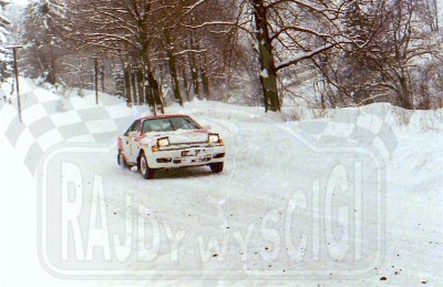33. Marek Gieruszczak i Marek Skrobot - Toyota Celica GT4.   (To zdjęcie w pełnej rozdzielczości możesz kupić na www.kwa-kwa.pl )