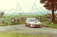 112. Hans Brith i Magnus Olsson - Nissan Sunny GTiR.   (To zdjęcie w pełnej rozdzielczości możesz kupić na www.kwa-kwa.pl )