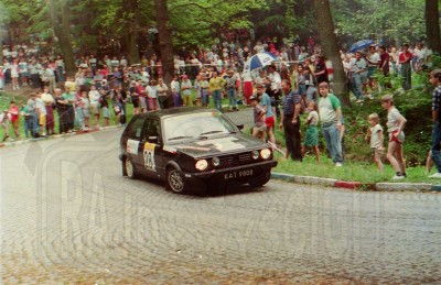 63. Wojciech Nosalik i Eryk Szafrański - VW Golf GTi 16V.   (To zdjęcie w pełnej rozdzielczości możesz kupić na www.kwa-kwa.pl )