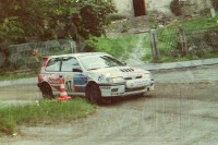 129. Robert Herba i Artur Skorupa - Nissan Sunny GTiR.   (To zdjęcie w pełnej rozdzielczości możesz kupić na www.kwa-kwa.pl )