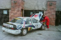 32. Bohdan Ludwiczak i Antoni Akuczonek - Ford Sierra Saphire Cosworth RS 4x4.   (To zdjęcie w pełnej rozdzielczości możesz kupić na www.kwa-kwa.pl )