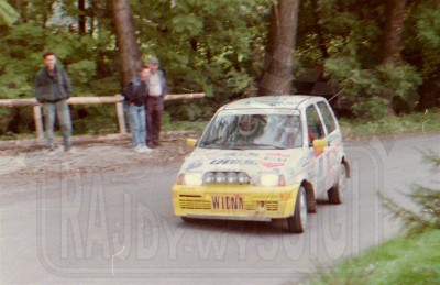 69. Damian Gielata i Maciej Baran - Fiat Cinquecento Abarth   (To zdjęcie w pełnej rozdzielczości możesz kupić na www.kwa-kwa.pl )