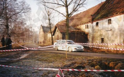 79. Jerzy Wierzbołowski i Bogusław Lepiarz - Ford Escort Cosworth RS.   (To zdjęcie w pełnej rozdzielczości możesz kupić na www.kwa-kwa.pl )