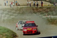 43. Nr.52.Marcel Suchy - Mazda 323 GTR, nr.228.Cezary Zaleski - Skoda Favorit.   (To zdjęcie w pełnej rozdzielczości możesz kupić na www.kwa-kwa.pl )