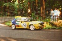 34. Dominique Bruyneel i Erwin Mombaerts - Lancia Delta Integrale HF Evo.   (To zdjęcie w pełnej rozdzielczości możesz kupić na www.kwa-kwa.pl )