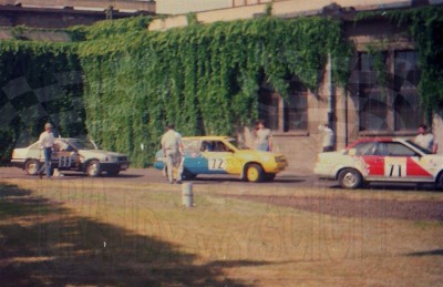 4. Nr.72. W.Kostenko i Borys Donskoj - Łada Samara 1500, nr.68. W.Rottenberg i B.Heidemann - Toyota Corolla GT.   (To zdjęcie w pełnej rozdzielczości możesz kupić na www.kwa-kwa.pl )