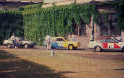 4. Nr.72. W.Kostenko i Borys Donskoj - Łada Samara 1500, nr.68. W.Rottenberg i B.Heidemann - Toyota Corolla GT.   (To zdjęcie w pełnej rozdzielczości możesz kupić na www.kwa-kwa.pl )