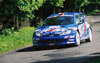 3. Evgeny Vasin i Alexey Shchuhin - Peugeot 206 WRC  (To zdjęcie w pełnej rozdzielczości możesz kupić na www.kwa-kwa.pl )