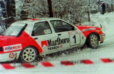 6. Marian Bublewicz i Ryszard Żyszkowski - Ford Sierra Saphire Cosworth.   (To zdjęcie w pełnej rozdzielczości możesz kupić na www.kwa-kwa.pl )