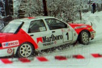 6. Marian Bublewicz i Ryszard Żyszkowski - Ford Sierra Saphire Cosworth.   (To zdjęcie w pełnej rozdzielczości możesz kupić na www.kwa-kwa.pl )