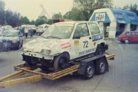 92. Fiat Cinquecento Jerzego Dyszy.   (To zdjęcie w pełnej rozdzielczości możesz kupić na www.kwa-kwa.pl )
