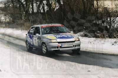 32. Piotr Meresiński i Marek Brzozok - Renault Clio  (To zdjęcie w pełnej rozdzielczości możesz kupić na www.kwa-kwa.pl )