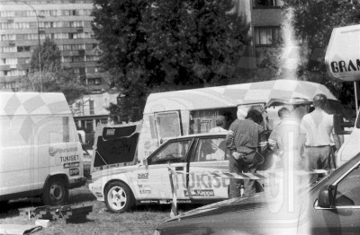 1. Lancia Delta Integrale 16V Fińskiej załogi Janne Vuopala i Risto Mannisenmaki.   (To zdjęcie w pełnej rozdzielczości możesz kupić na www.kwa-kwa.pl )