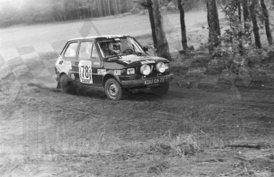 60. Zbigniew Łacisz i Krzysztof Wójcik - Polski Fiat 126p.   (To zdjęcie w pełnej rozdzielczości możesz kupić na www.kwa-kwa.pl )