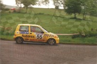 45. Jacek Sikora i Marek Kaczmarek - Fiat Cinquecento Sporting.   (To zdjęcie w pełnej rozdzielczości możesz kupić na www.kwa-kwa.pl )