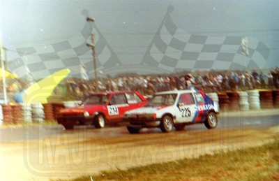 65. Jakub Iwanek - Peugeot 205 GTi i Piotr Kanecki - Toyota Corolla   (To zdjęcie w pełnej rozdzielczości możesz kupić na www.kwa-kwa.pl )