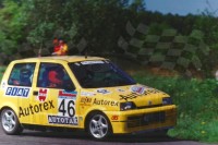 19. Jacek Sikora i Marek Kaczmarek - Fiat Cinquecento Sporting.   (To zdjęcie w pełnej rozdzielczości możesz kupić na www.kwa-kwa.pl )