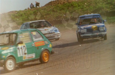 55. Nr.112.Marcin Ślusarczyk, nr.107.Arkadiusz Młotek - Polskie Fiaty 126p i Grzegorz Baran - Renault Clio Williams   (To zdjęcie w pełnej rozdzielczości możesz kupić na www.kwa-kwa.pl )