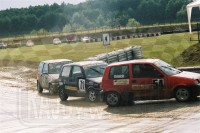 22. Nr.54.Łukasz Złotnicki, nr.71.Rafał Biniszewski, nr.73.Remigiusz Woja - Fiaty Cinquecento  (To zdjęcie w pełnej rozdzielczości możesz kupić na www.kwa-kwa.pl )