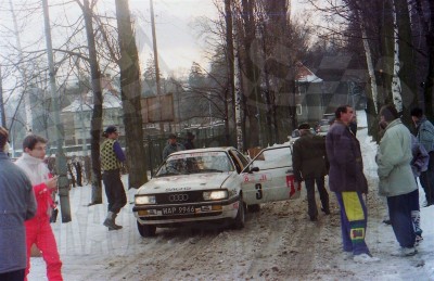 60. Paweł Przybylski i Krzysztof Gęborys - Audi Quattro coupe.   (To zdjęcie w pełnej rozdzielczości możesz kupić na www.kwa-kwa.pl )