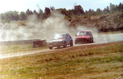 66. Jakub Iwanek - Peugeot 205 GTi i Piotr Kanecki - Toyota Corolla   (To zdjęcie w pełnej rozdzielczości możesz kupić na www.kwa-kwa.pl )