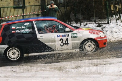 53. Wojciech Karłowski i Patryk Lempke - VW Polo  (To zdjęcie w pełnej rozdzielczości możesz kupić na www.kwa-kwa.pl )