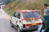 160. Krzysztof Wołkowyski i J.Nowak - Polski Fiat 126p.   (To zdjęcie w pełnej rozdzielczości możesz kupić na www.kwa-kwa.pl )