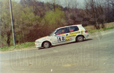 62. Janusz Damentko i Zbigniew Skutkiewicz - Toyota Corolla GTi 16.   (To zdjęcie w pełnej rozdzielczości możesz kupić na www.kwa-kwa.pl )