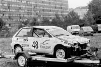 127. Stephane Gaillard i Patrice Besquevt - Citroen Ax Sport.   (To zdjęcie w pełnej rozdzielczości możesz kupić na www.kwa-kwa.pl )