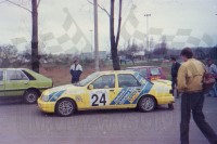 19. Maciej Kołomyjski i Sławomir Łuba - Ford Sierra Saphire Cosworth RS 4x4.   (To zdjęcie w pełnej rozdzielczości możesz kupić na www.kwa-kwa.pl )